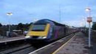 FGW HST through Didcot doing line speed 260606 [upl. by Naened]