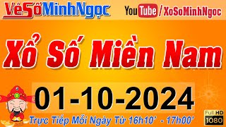 XSMN Minh Ngọc  Trực tiếp Xổ Số Miền Nam  KQXS Miền Nam ngày 01102024 KQXS Hôm Nay XSTT XSKT [upl. by Clovah]