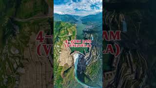 top 5 biggest dams in the world ytshorts shortvideo [upl. by Ahsla]