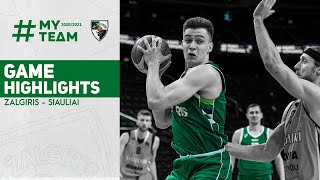 Zalgiris  Siauliai  Game Highlights  20210314 [upl. by Tavis]