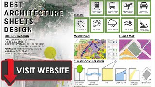 BEST ARCHITECTURE SHEETS DESIGN  Interstate Bus Terminal  Architecture Thesis Sheets [upl. by Layney]