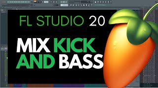 Mixing the balance of Kick and Bass FL Studio 20 sidechain technique [upl. by Handal]