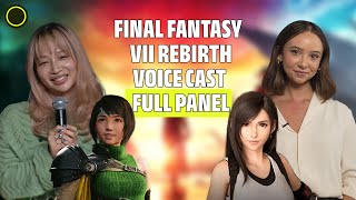 Watch the official Final Fantasy VII Rebirth panel with the English voice cast  FULL PANEL [upl. by Atneuqal137]