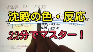 【無機化学】沈殿の反応と色の覚え方！【語呂合わせ】 [upl. by Ddene]