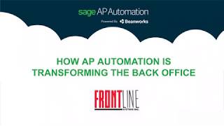 Sage AP Automation  Sage 300 Payment Automation Powered by Beanworks [upl. by Baggett588]