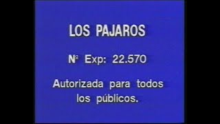 Los pájaros Cierre VHS 1989 [upl. by Einhorn]