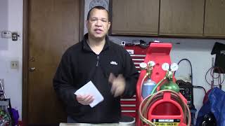 Harbor Freight Torch Kit with Oxygen and Acetylene Tanks Review Chicago Electric 65818 Part 2 [upl. by Rina839]