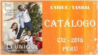 CATÁLOGO UniqueYanbal C12  2018 Perú [upl. by Llenrahs699]