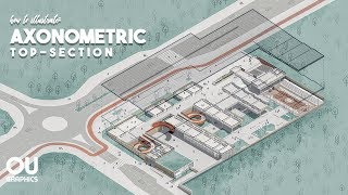 Giveaway Axonometric View in Photoshop [upl. by Yakcm]