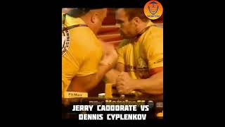 Rarest Match between Jerry Cadorette vs Dennis Cyplenkov shorts armwrestling devonlarratt viral [upl. by Ynohta]