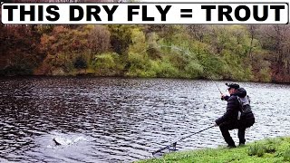 164 Simple Dry Fly Fishing for Trout  Fly Fishing UK [upl. by Ephram]