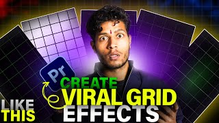 How to Make EyeCatching Grid Video Background in Premiere Pro  Grid motion background [upl. by Nirual]