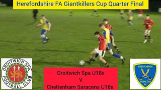 Droitwich Spa U18s v Cheltenham Saracens U18s  A Bold Claim [upl. by Nospmoht446]