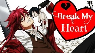 「Nightcore」 Break My Heart W LYRICS [upl. by Elletnahc]