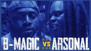 ARSONAL VS B MAGIC CLASSIC RAP BATTLE  RBE [upl. by Adnof]