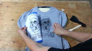 Make an inexpensive T shirt print [upl. by Naiviv182]