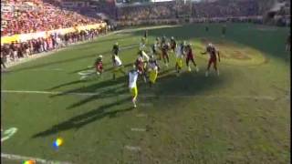 Jadeveon Clowney blows up Michigan 2013 Outback Bowl [upl. by Amlas]