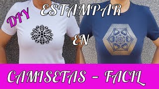 DIY Como estampar camisetas en casa [upl. by Cilegna]