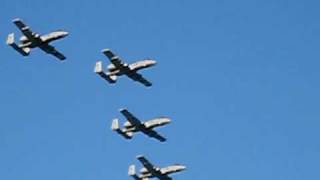 A10 Fly Over at Texas Motor Speedway [upl. by Louls]