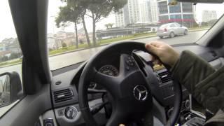 Mercedes c180 drift tryMP4 [upl. by Wira984]