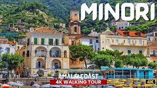 Minori Amalfi Coast Italy 🇮🇹 Walking tour of MINORI beautiful gem on AMALFI COAST [upl. by Haskins]