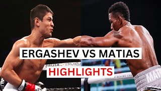 Subriel Matias vs Shohjahon Ergashev Highlights amp Knockouts [upl. by Arturo]