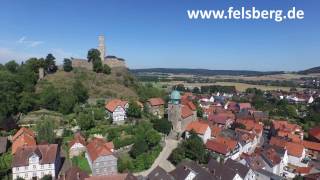 Felsberg von oben Eine Reise über die 3 Burgen Stadt [upl. by Livia]