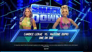 Candice LeRAE Vs Maxxine Duprie [upl. by Ellebyam]