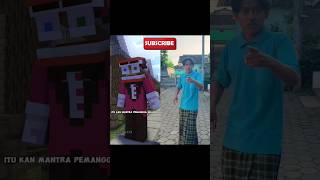 Original vs Animation  Ga Hujan Kok Pake Payung minecraft comedy [upl. by Viridi]