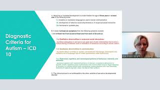 Assessment amp Management of Autistic Spectrum Disorder ASD​ in C amp A  Dr Zoe EllisonWright [upl. by Polloch395]