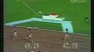 The final 200m of the Womens 400m final from Moscow 1980 [upl. by Allis154]