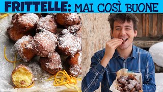 FRITTELLE DOLCI DI CARNEVALE mai mangiate così buone e soffici  ricetta facile  Davide Zambelli [upl. by Leonor]