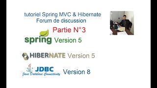 Part 3  Tutoriel Spring MVC version 5 Hibernate version 5 couche Metier amp View [upl. by Einberger]