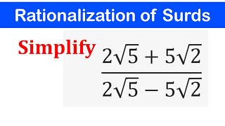 How to Rationalize  Rationalization  Class 9  Chapter 1  Number system [upl. by Edya472]