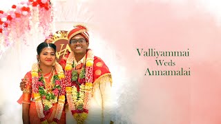 Valliyammai Weds Annamalai Chettinadu Wedding  ANNAMALAI PHOTOS [upl. by Seda]