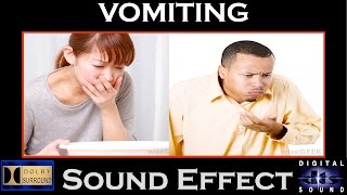 Vomiting Sound Effect  HI  RES AUDIO [upl. by Redmund]