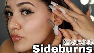 How I REMOVE my SIDEBURNS updated routine [upl. by Nett559]