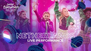 Luna  La Festa  LIVE  Netherlands 🇳🇱 Junior Eurovision 2022 [upl. by Llovera]