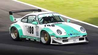 Porsche 993 GT2 amp 993 GT2 Evo in action Warm Ups Accelerations Turbo Flat6 Sounds [upl. by Enelehcim502]