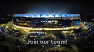 Join The Team At Optus Stadium in Perth [upl. by Lipp]