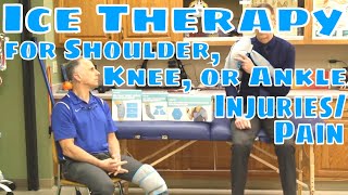 Ice Therapy for Shoulder Knee or Ankle InjuriesPain [upl. by Patton]