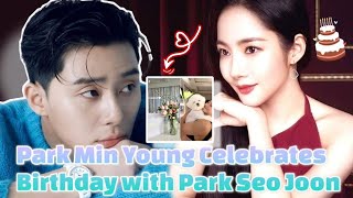 SUB  Allegedly Park Min Young Celebrates Her Birthday With Park Seo Joon [upl. by Keary600]