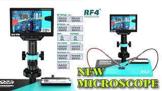 RF4 RF50M Microscope Builtin HD Camera 1080p LCD Display Details Provides Multimeter Functi [upl. by Wistrup]