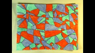 How to make Crumpled Paper Stained Glass [upl. by Maretz]