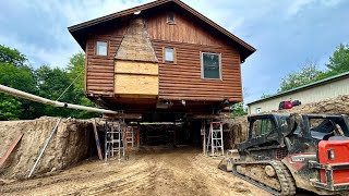 Digging Under a House For a New Basement  House Build 1 [upl. by Sartin812]