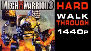 MechWarrior 3  Walkthrough Hard  No Repairs [upl. by Nelleh]