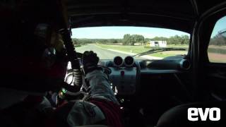 Incar Pagani Zonda R hot lap [upl. by Mclaughlin]