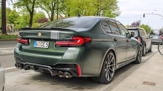 11 788 HP BMW M5 F90 CS Manhart MH5 GTR Spotted In Hamburg First Look [upl. by Alomeda503]