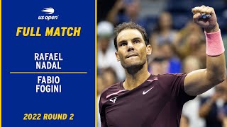 Rafael Nadal vs Fabio Fognini Full Match  2022 US Open Round 2 [upl. by Raddatz148]