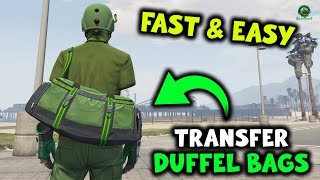 SOLO Easiest Method On How To Get The Jet Black Duffel Bag In GTA 5 Online 167 [upl. by Nemajneb]